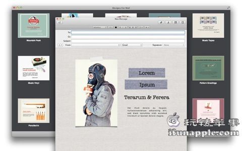 Designs for Mail for Mac 1.5 破解版下载 – Mac上非常漂亮的邮件模板合集