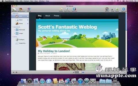 RapidWeaver for Mac 5.3.1 破解版下载 – Mac上强大的快速网页制作工具